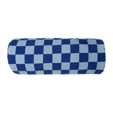 Load image into Gallery viewer, River Blue and Big Blue Checkerboard Bolster
