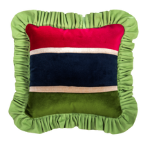 Load image into Gallery viewer, Gambia Independence Exclusive: Velvet Flag Patchwork and Green Ruffle