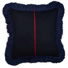 Load image into Gallery viewer, Navy Blue & River Blue Ruffle