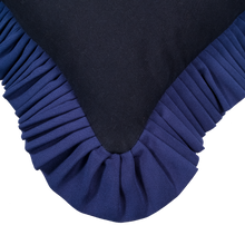Load image into Gallery viewer, Navy Blue & River Blue Ruffle