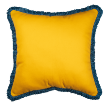 Load image into Gallery viewer, Orange Yellow with Atlantic Blue Fringe
