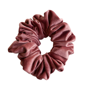 Pink Velvet Scrunchie