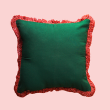 Load image into Gallery viewer, Mango Tree Green with Rose Pink Fringe
