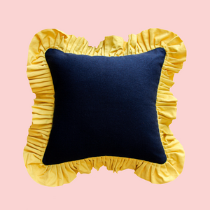 Navy Blue with Sandy Yellow