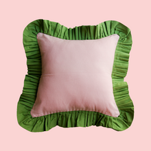 Load image into Gallery viewer, Dusty Pink with Light Green Ruffle
