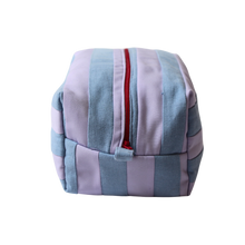 Load image into Gallery viewer, Beach Blue and Lilac Stripes Pochette
