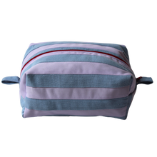Load image into Gallery viewer, Beach Blue and Lilac Stripes Pochette
