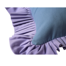 Load image into Gallery viewer, Beach Blue with Lilac Ruffle
