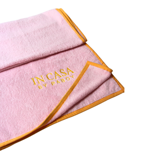 Yellow and Rose Pink Bathroom Summer Set