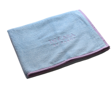 Load image into Gallery viewer, Beach Blue and Lilac Beach Towel

