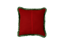 Load image into Gallery viewer, Wine Red &amp; Light Green fringe
