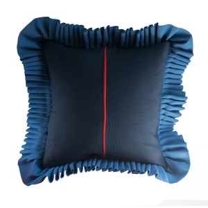 Navy Blue & River Blue ruffle