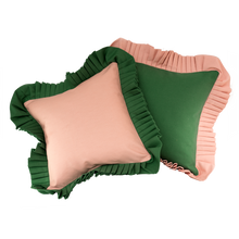 Load image into Gallery viewer, Rose Pink &amp; Mango Tree Green Ruffle
