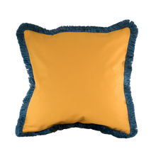 Load image into Gallery viewer, Mustard Yellow and Atlantic Blue fringe
