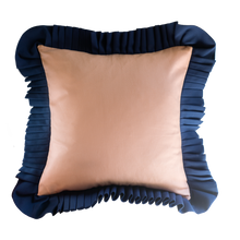 Load image into Gallery viewer, Rose Pink &amp; Navy Blue Ruffle
