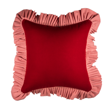 Load image into Gallery viewer, Wine Red &amp; Rose Pink Ruffle
