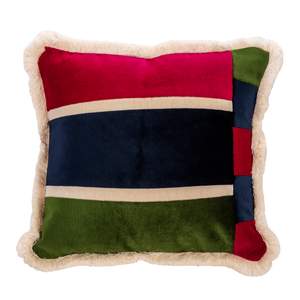Gambia Independence Day Exclusive: Velvet Flag Patchwork with Cream Fringe