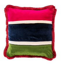 Load image into Gallery viewer, Gambia Independence Day Exclusive: Special Velvet Flag Patchwork with Red Fringe
