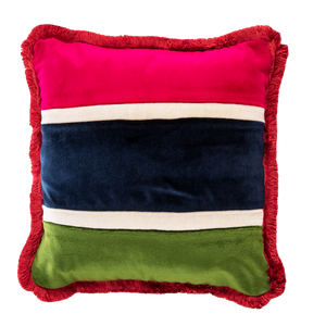 Gambia Independence Day Exclusive: Special Velvet Flag Patchwork with Red Fringe