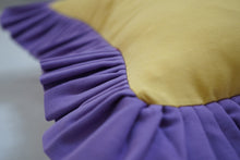 Load image into Gallery viewer, Sandy Yellow with Lilac Ruffle
